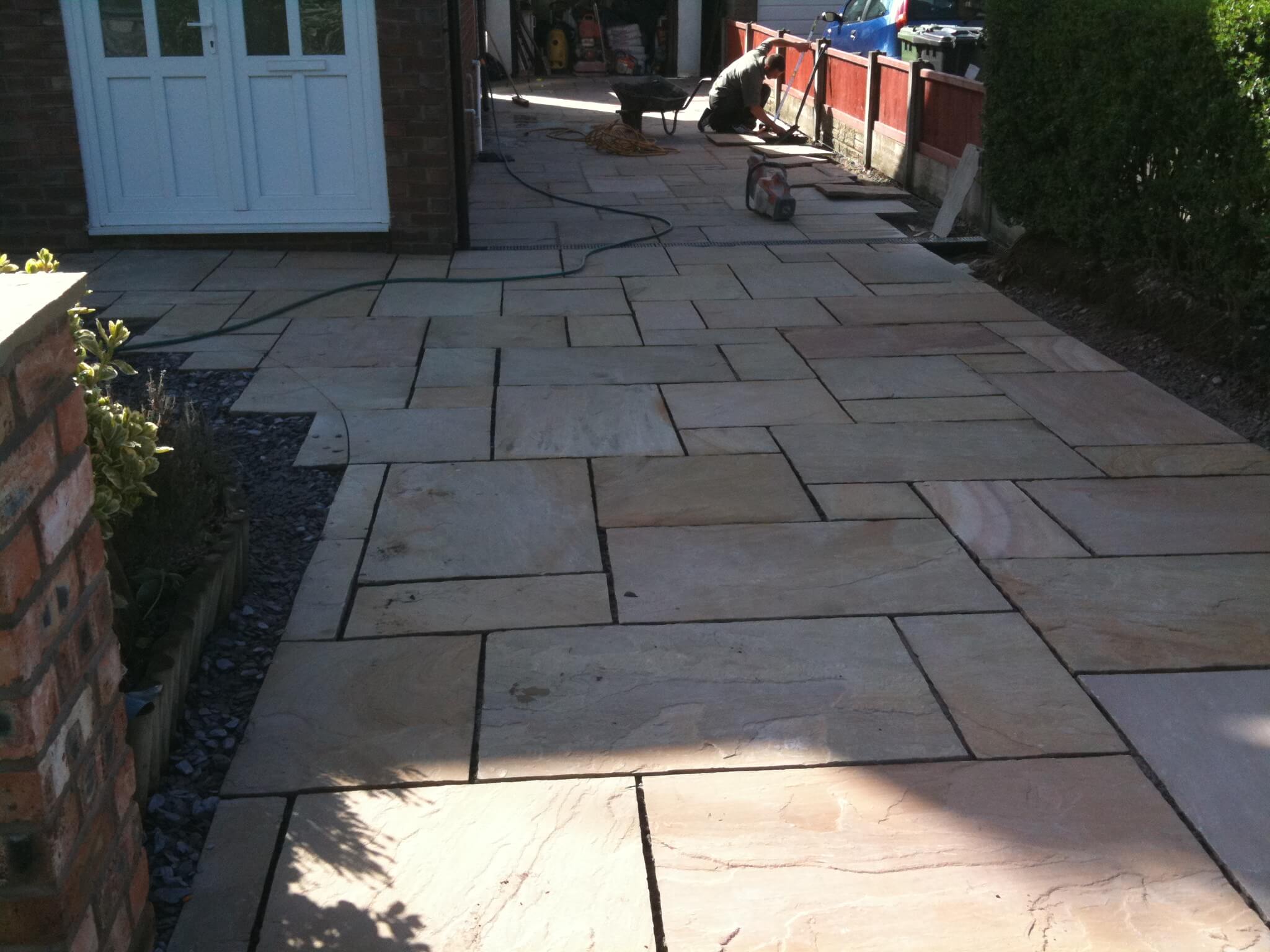 Natural Stone Paver Driveway Formby Merseyside Abel LandscapingAbel