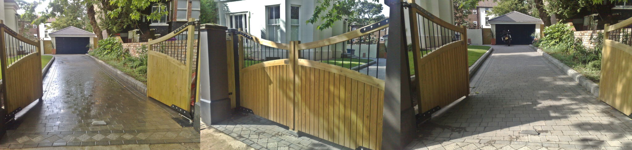 Driveway Wooden Gates