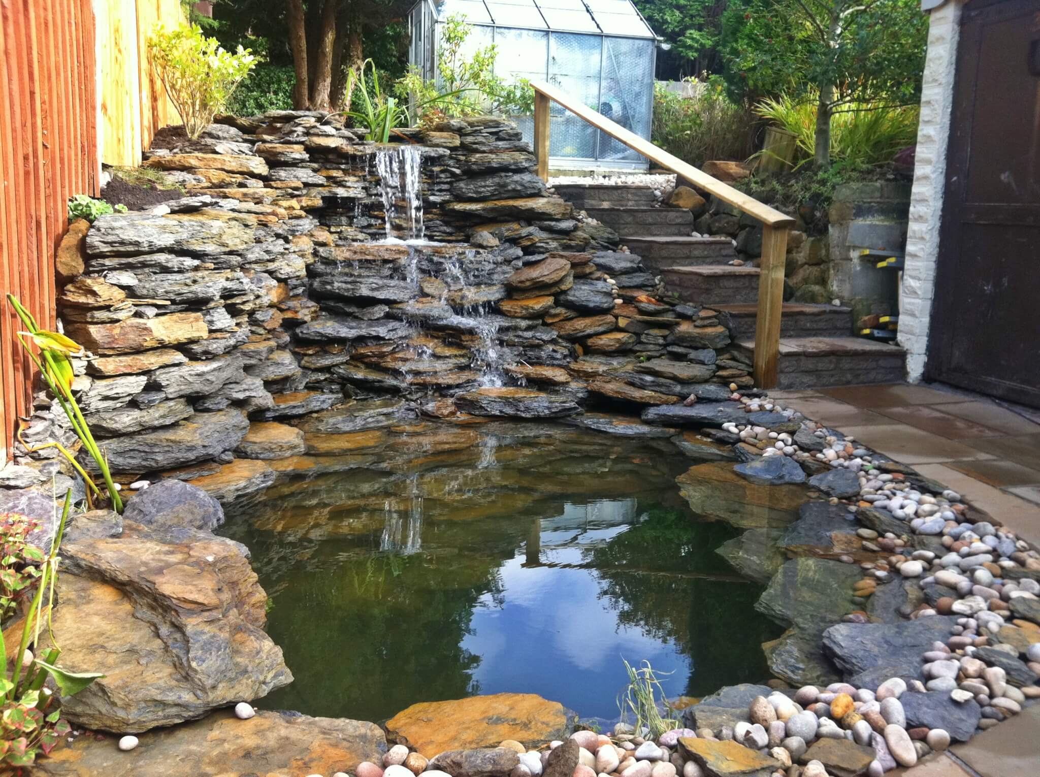 Cascading Water Feature Abel LandscapingAbel Landscaping