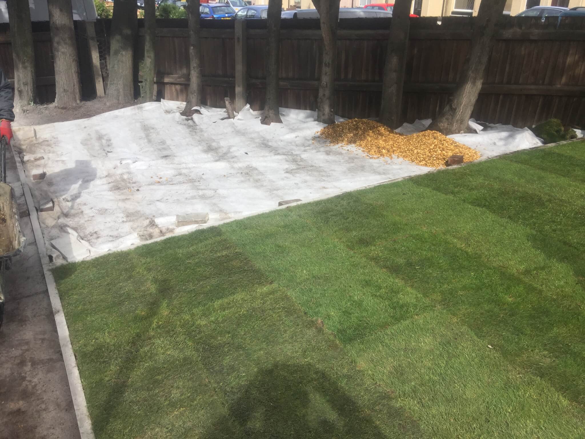 Standard Redwood Decking and Turf Bootle Merseyside Abel